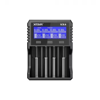 XTAR VX4 V2 KT carregador de baterias Li-ion/LiFePO4/Ni-MH 18650