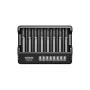 XTAR MX8 USB-C Carregador de pilhas Li-ion/Ni-MH, 3,7V/1,5V/1,2V