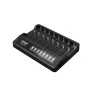XTAR MX8 USB-C Carregador de pilhas Li-ion/Ni-MH, 3,7V/1,5V/1,2V