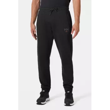 Helly Hansen Essential calças de fato de treino pretas homem corte regular French Terry