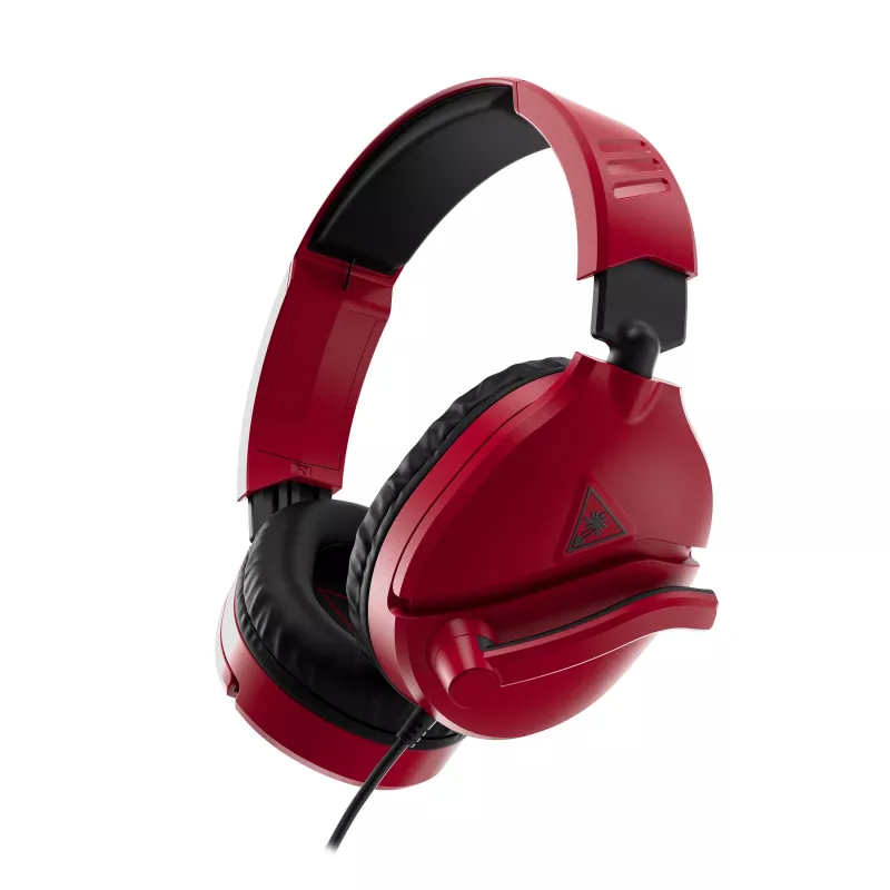 Turtle Beach RECON 70 auscultadores gaming over-ear com fio e microfone dobrável, vermelho (TBS-8055-02)
