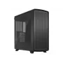 Caixa de PC mid-tower Fractal Design Summit Blackout TG Light Tint - antracite/preto com frente em nogueira maciça, painel lateral em vidro temperado fumado, 2 ventoinhas Aspect 14 PWM