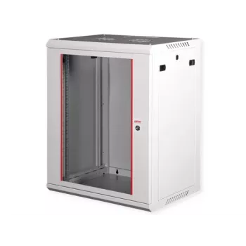 Armário de parede ROLINE Basic Plus 19 polegadas 6U 600x450 cinzento