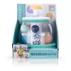 B-KIDS Rollabout Ball Top Infantino – brinquedo pião cor de menta com esferas que chocalham para bebés a partir dos 6 meses