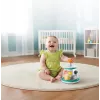 B-KIDS Rollabout Ball Top Infantino – brinquedo pião cor de menta com esferas que chocalham para bebés a partir dos 6 meses
