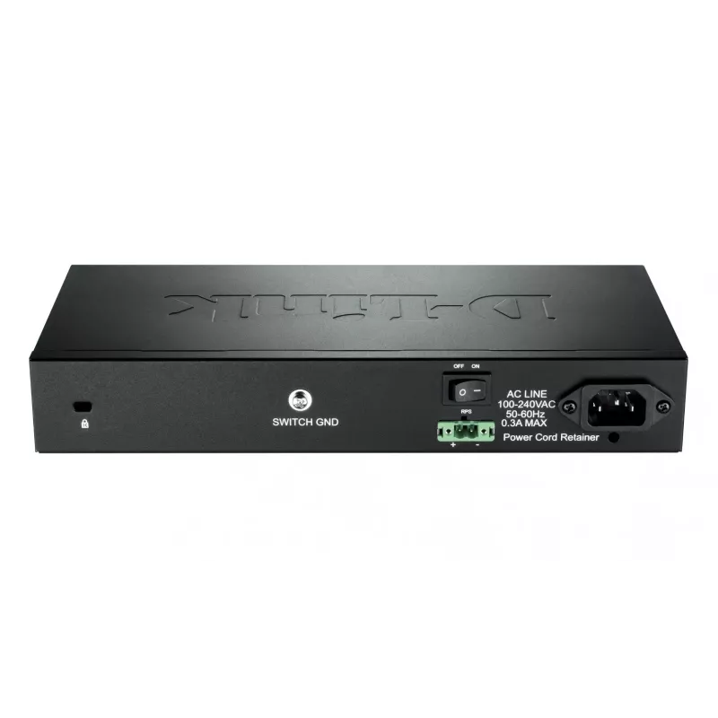 Switch smart managed D-Link DGS-1210-10/ME/E, 8x Gigabit Ethernet, 2x SFP, montagem em rack