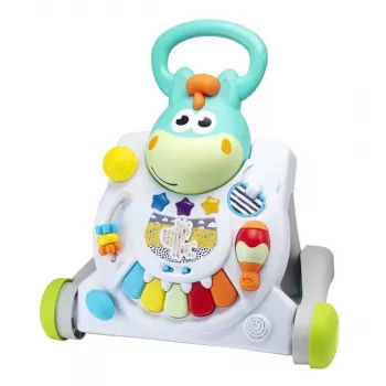 B-KIDS Pusher 3-in-1 cavalo Infantino Grow-with-Me andarilho de atividades