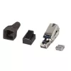 Techly 101911 RJ45 Cat6a 10G Ficha modular sem ferramentas, STP