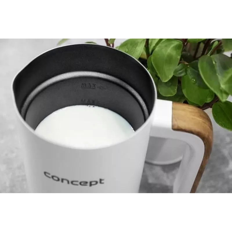 CONCEPT NM4100 Espumador de leite, aço inoxidável, NORDIC