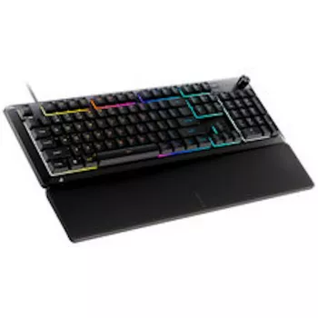 CORSAIR SKIFF 100 Teclado gaming, RGB de 10 zonas, proteção contra salpicos IP42 - Preto
