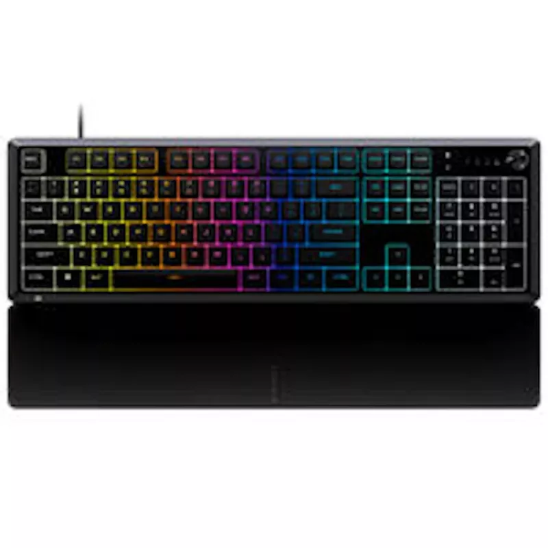 CORSAIR SKIFF 100 Teclado gaming, RGB de 10 zonas, proteção contra salpicos IP42 - Preto