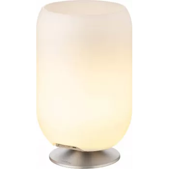 KOODUU candeeiro LED com coluna e cooler Atmos prateado