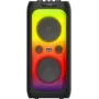 Coluna de festa portátil SENCOR Partycon WAVE 100W com TWS, IPX4, LED e entrada de microfone