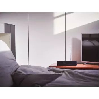 Antena interior para TV Philips SDV5225/12 com ganho ajustável, cabo coaxial de 1,8 m, 75 Ohm, filtro 3G/4G, DVB-T/T2