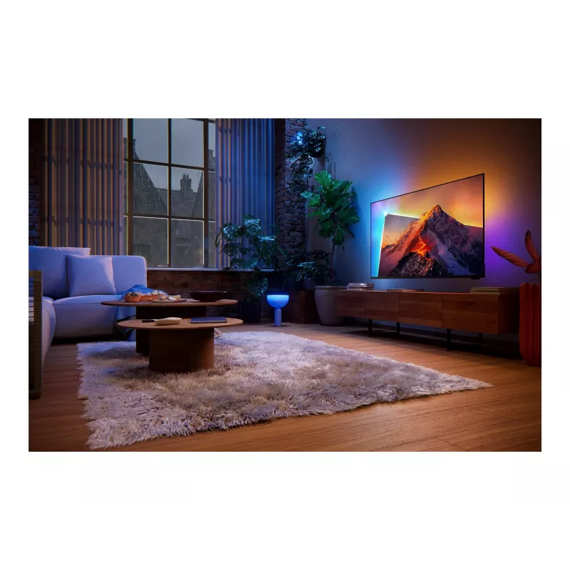 TV Smart QLED 4K Philips 43PQS8611/12 43 polegadas, TITAN OS, Ambilight