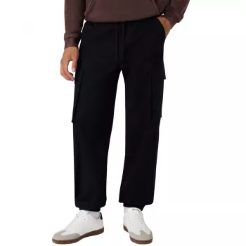 Calças cargo de sarja Champion homem Preto 221867 KK001 XL
