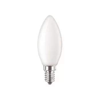 Philips CorePro lâmpada LED vela 4,3W E14 2700K fosca B35
