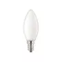 Philips CorePro lâmpada LED vela 4,3W E14 2700K fosca B35