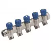 Válvula misturadora termostática Caleffi Série 5R 3/4 polegadas NPT entrada x 1/2 polegadas NPT saída, latão sem chumbo, ASSE 1017