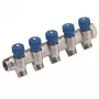 Válvula misturadora termostática Caleffi Série 5R 3/4 polegadas NPT entrada x 1/2 polegadas NPT saída, latão sem chumbo, ASSE 1017