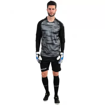 Conjunto de guarda-redes Givova Difesa cinzento-preto KITP10 2310 XS