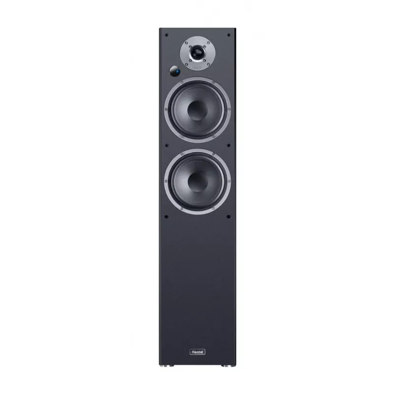 Monitores de estúdio ativos de 2 vias Magnat Monitor Reference 5A (par) - Bluetooth 5.0, 50W RMS, DSP, woofer de 3 polegadas, tweeter de seda de 0,75 polegadas, bass reflex, montagem em suporte de microfone