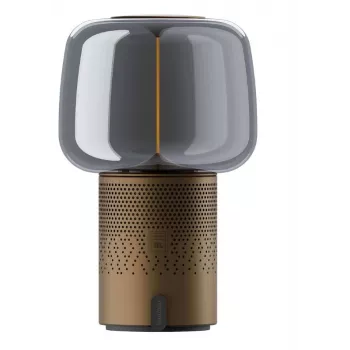 Lâmpada LED portátil KOODUU Serena Play com altifalante Bluetooth Castanho