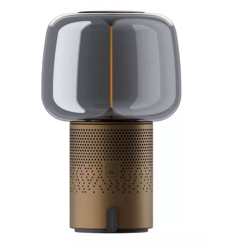 Lâmpada LED portátil KOODUU Serena Play com altifalante Bluetooth Castanho