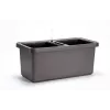 URBALIVE BERBERIS DUO Vaso de autorrega 78 x 39 cm cinzento