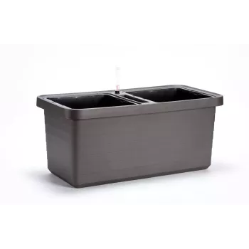 URBALIVE BERBERIS DUO Vaso de autorrega 78 x 39 cm cinzento
