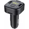 SENCOR SWM 2000 Transmissor FM Bluetooth com função de carregamento USB, slot para cartão SD, mãos-livres, reprodução MP3/WMA/WAV/FLAC