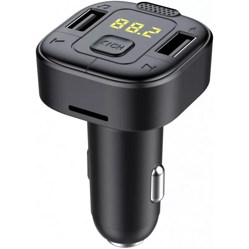 SENCOR SWM 2000 Transmissor FM Bluetooth com função de carregamento USB, slot para cartão SD, mãos-livres, reprodução MP3/WMA/WAV/FLAC