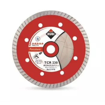 RUBI disco de corte diamantado TCR 125 SuperPro para grés porcelânico