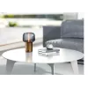 Lâmpada LED portátil KOODUU Serena Play com altifalante Bluetooth cinzento