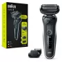 BRAUN Máquina de barbear Series 5 51-W1500s aparador húmido e seco preto