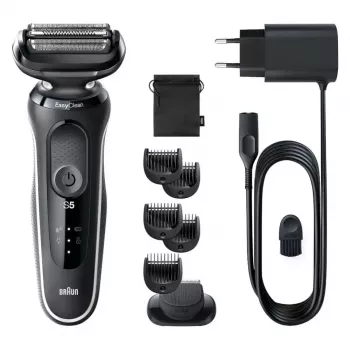 BRAUN Máquina de barbear Series 5 51-W1500s aparador húmido e seco preto