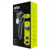 BRAUN Máquina de barbear Series 5 51-W1500s aparador húmido e seco preto