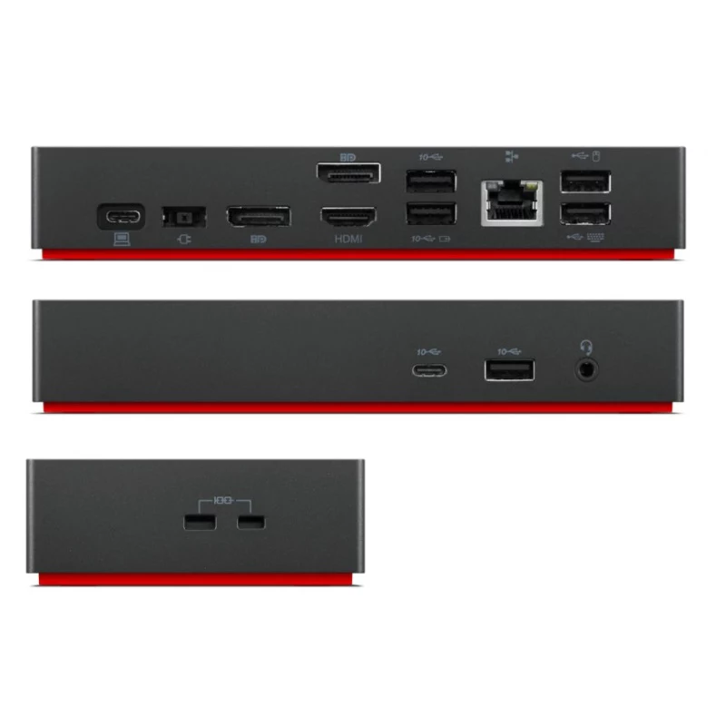 Lenovo Renewed ThinkPad Universal USB-C Dock 40AY 90W Usado incl. fonte de alimentação