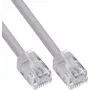 InLine® Cabo redondo modular RJ12, ficha-ficha, 6 condutores, 6P6C, 3m, cinzento