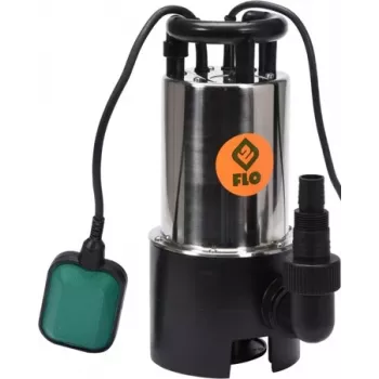 Flo 79792 Bomba de água de superfície autoaspirante 1100 W, 3800 L/h, 45 m de altura de elevação, 8 m de altura de aspiração, ferro fundido