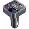 Transmissor FM Bluetooth SENCOR SWM 3000 com USB-A QC3.0, USB-C PD 3.0, reprodução MP3, mãos-livres, Siri e Google Assistant