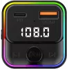 Transmissor FM Bluetooth SENCOR SWM 3000 com USB-A QC3.0, USB-C PD 3.0, reprodução MP3, mãos-livres, Siri e Google Assistant