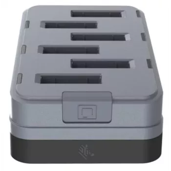 Zebra WS301 carregador de baterias de substituição de 6 slots para carregar 6 baterias. País - USB Type-C