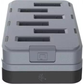 Zebra WS301 carregador de baterias de substituição de 6 slots para carregar 6 baterias. País - USB Type-C