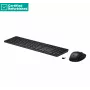 RENEW GOLD HP 655 Conjunto de teclado e rato sem fios, resistente a salpicos - Preto - Inglês dos EUA
