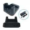 Estação de carregamento USB de 1 slot Unitech HT330 com compartimento para bateria adicional. Inclui fonte de alimentação. _x00D_