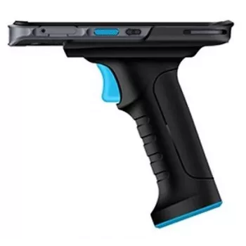 Unitech EA520 punho de pistola para sem capa de proteção. Compatível com carregamento por pogo-pin