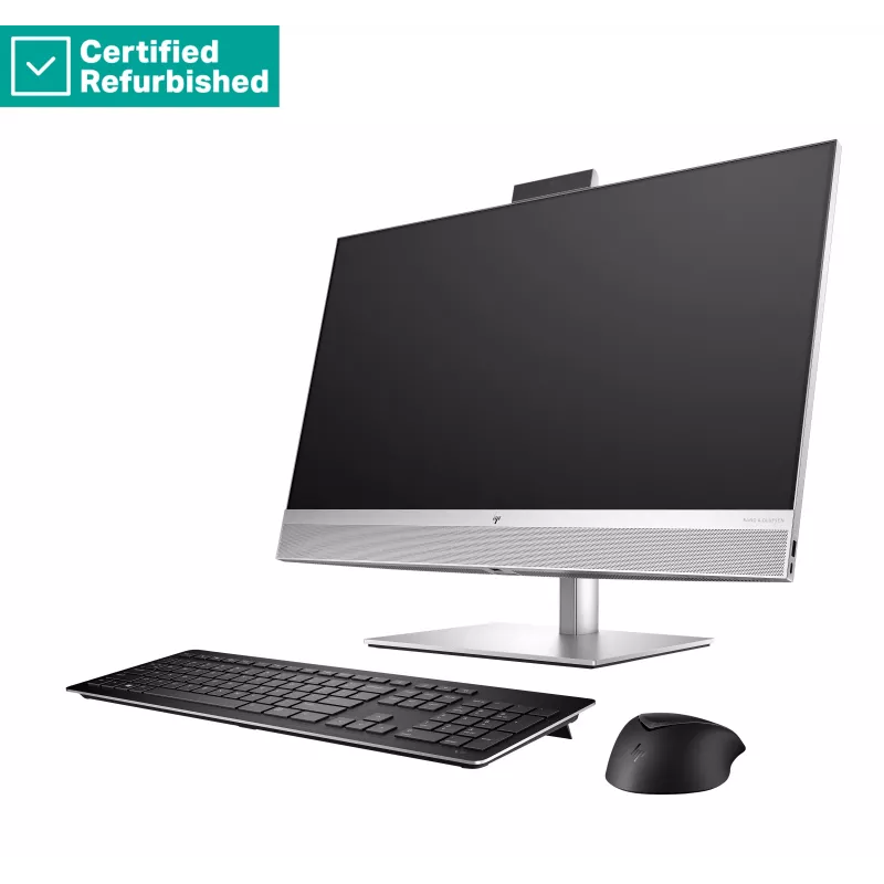 RENEW SILVER HP Elite 870 G9 AIO All-in-One 27 - i7-13700, 16GB, 1TB SSD, 27 QHD Touch AG, altura ajustável, sem rato, DOS, 1 ano
