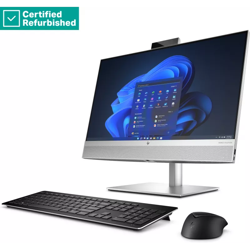 RENEW SILVER HP Elite 840 G9 AIO All-in-One 24 - i7-14700, 16GB, 512GB SSD, 23,8 polegadas FHD Non-Touch AG, VESA/altura ajustável, Win 11 Pro, 1 ano