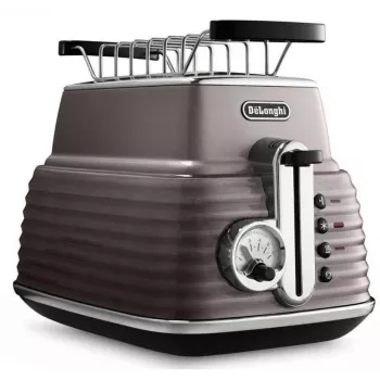 De'Longhi Scultura CTZ2103BG torradeira de 2 fatias, 900 W, champanhe dourado
